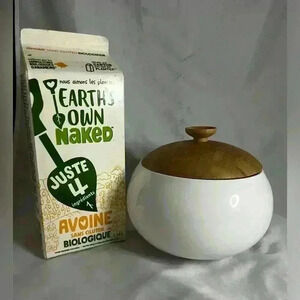 Totally Bamboo medium  ceramic canister